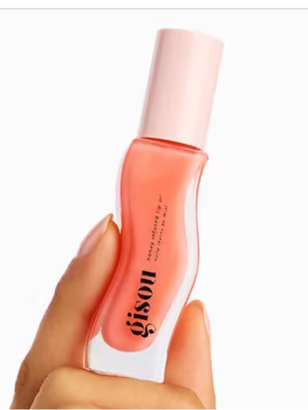 💚 2/$30 GISOU Honey Infused Lip Oil in Bee-llini Peach